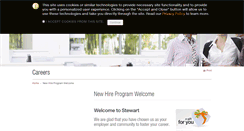 Desktop Screenshot of newhire.stewart.com